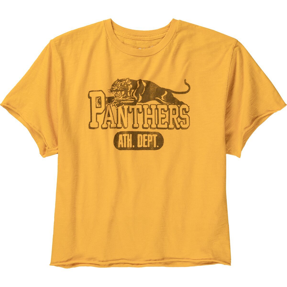 Original Retro Brand Women's Panthers T-Shirt in Gold - Size: XL