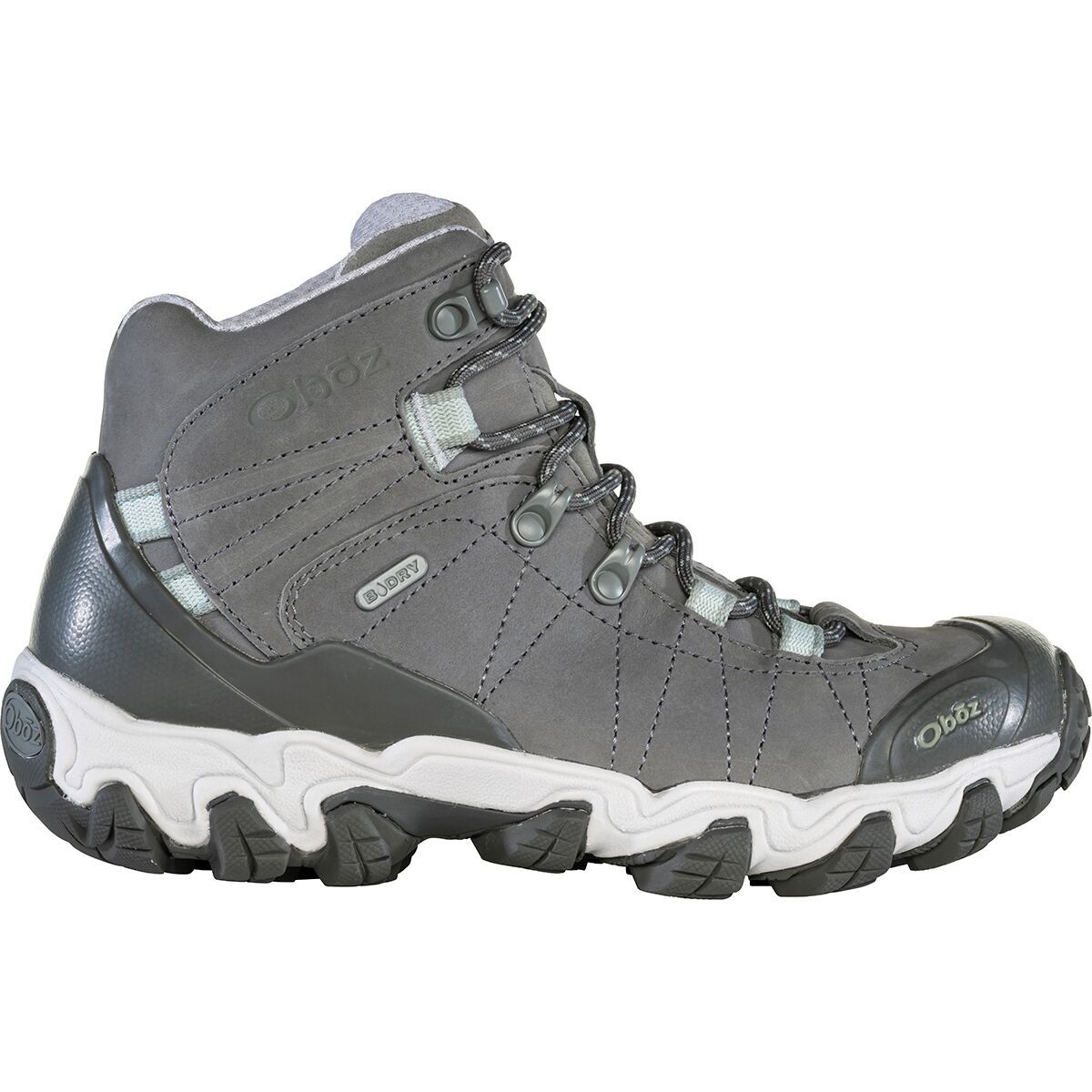 Oboz Women's Bridger Mid B-Dry Hiking Boot in Hazy Gray - Size: