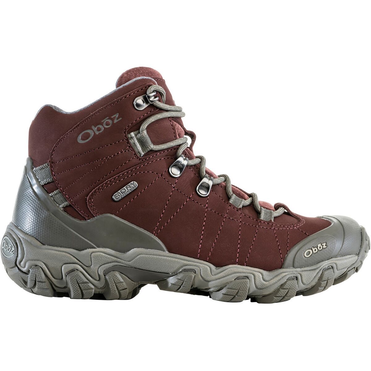 Oboz Women's Bridger Mid B-Dry Hiking Boot in Port - Size: 6.5