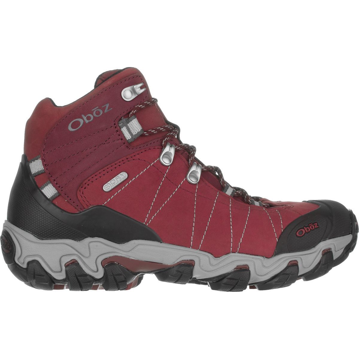 Oboz Women's Bridger Mid B-Dry Hiking Boot in Rio Red - Size: