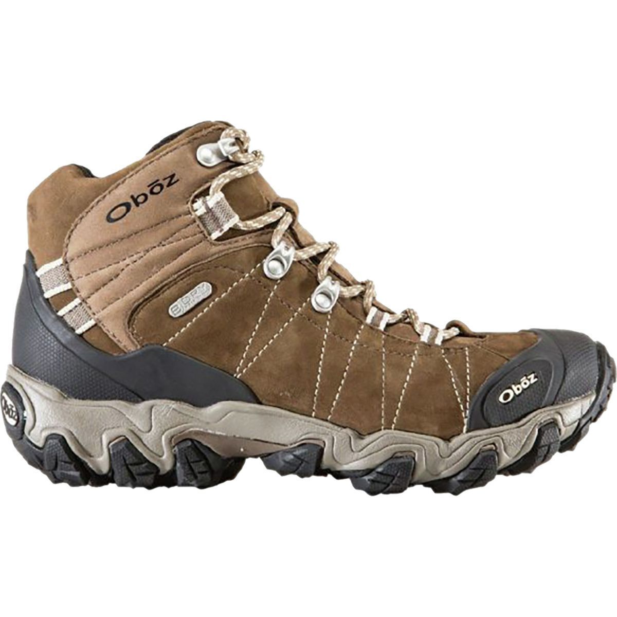 Oboz Women's Bridger Mid B-Dry Wide Hiking Boot in Walnut - Size: