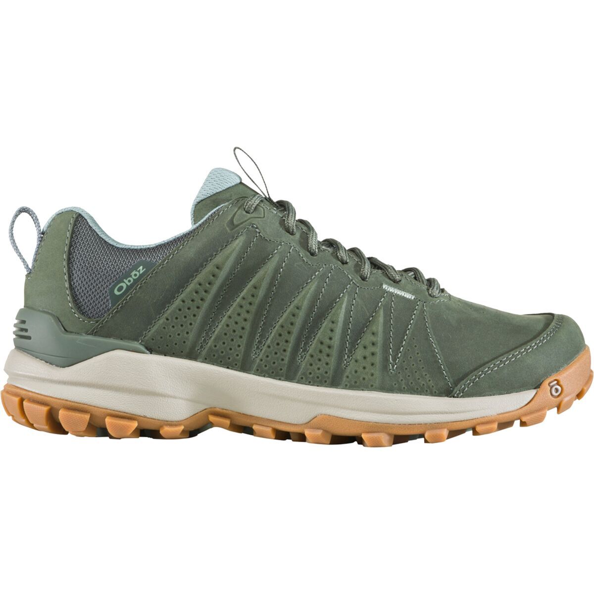 Oboz Women's Sypes Low Leather B-DRY Hiking Shoe in Gravel - Size: 5