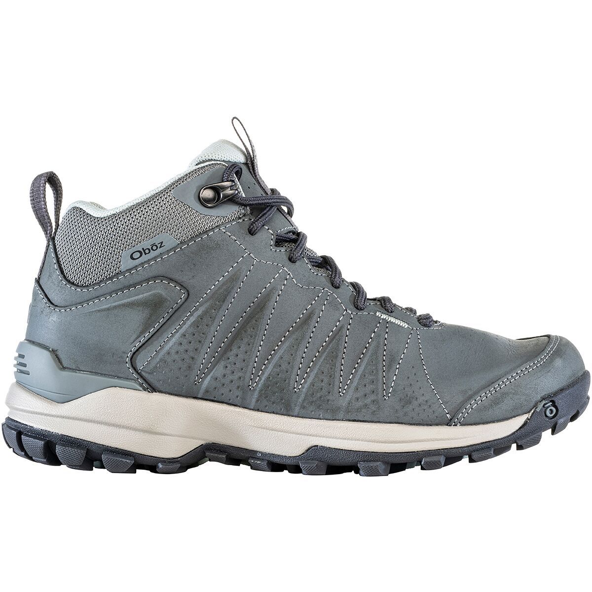 Oboz Women's Sypes Mid Leather B-DRY Hiking Boot in Slate - Size: 5