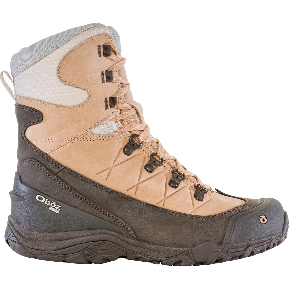 Oboz Women's Ousel Mid Insulated B-DRY Hiking Boot in Bobcat - Size: