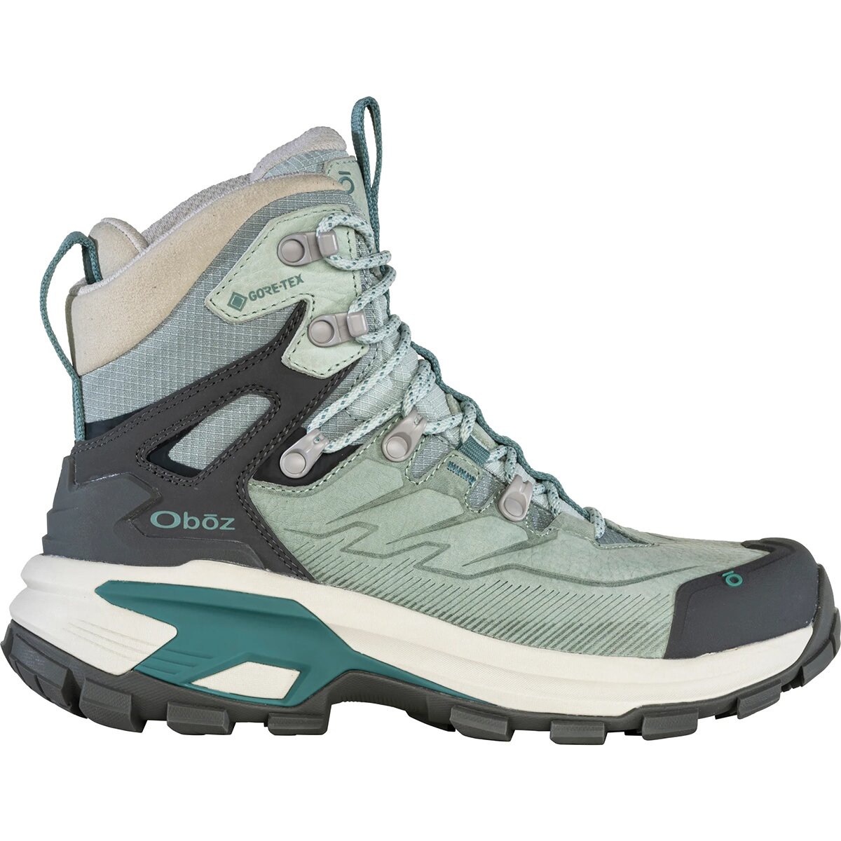 Oboz Women's Bridger Ridge Mid GTX Hiking Boot in Glacier - Size: