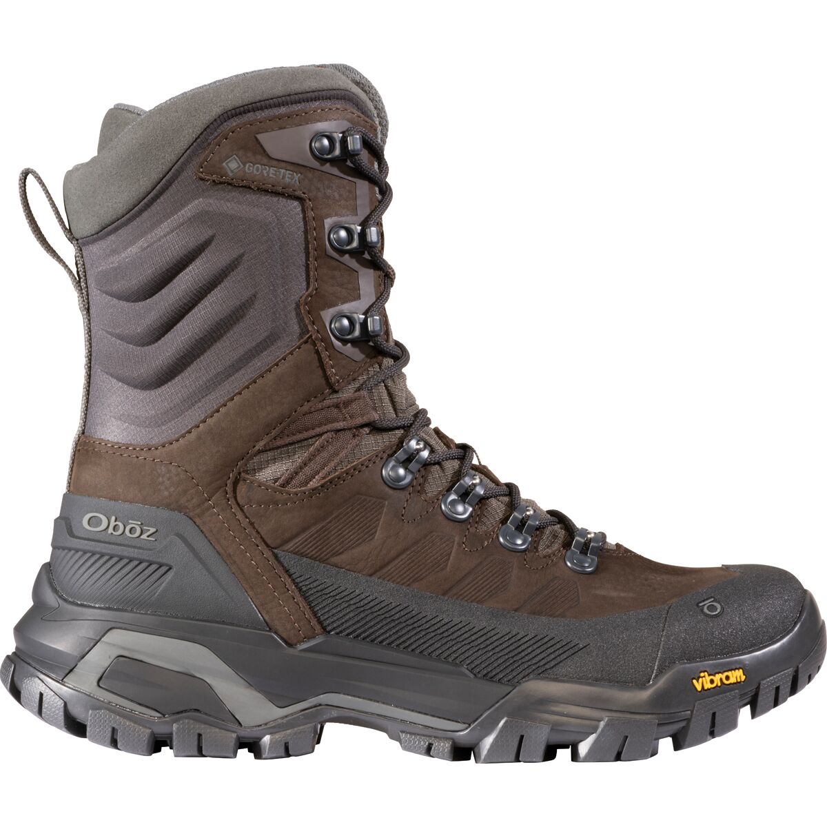 Oboz Men's Bridger Peak GTX Hiking Boot in Bison Brown - Size: