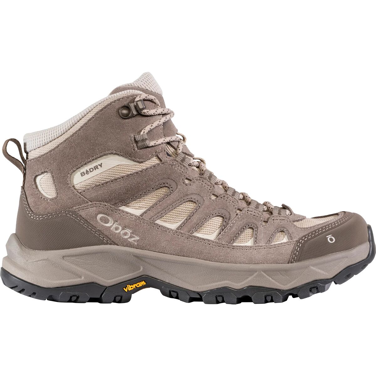 Oboz Women's Sawtooth Ascent Mid B-DRY Wide Hiking Boot in Rockfall - Size: