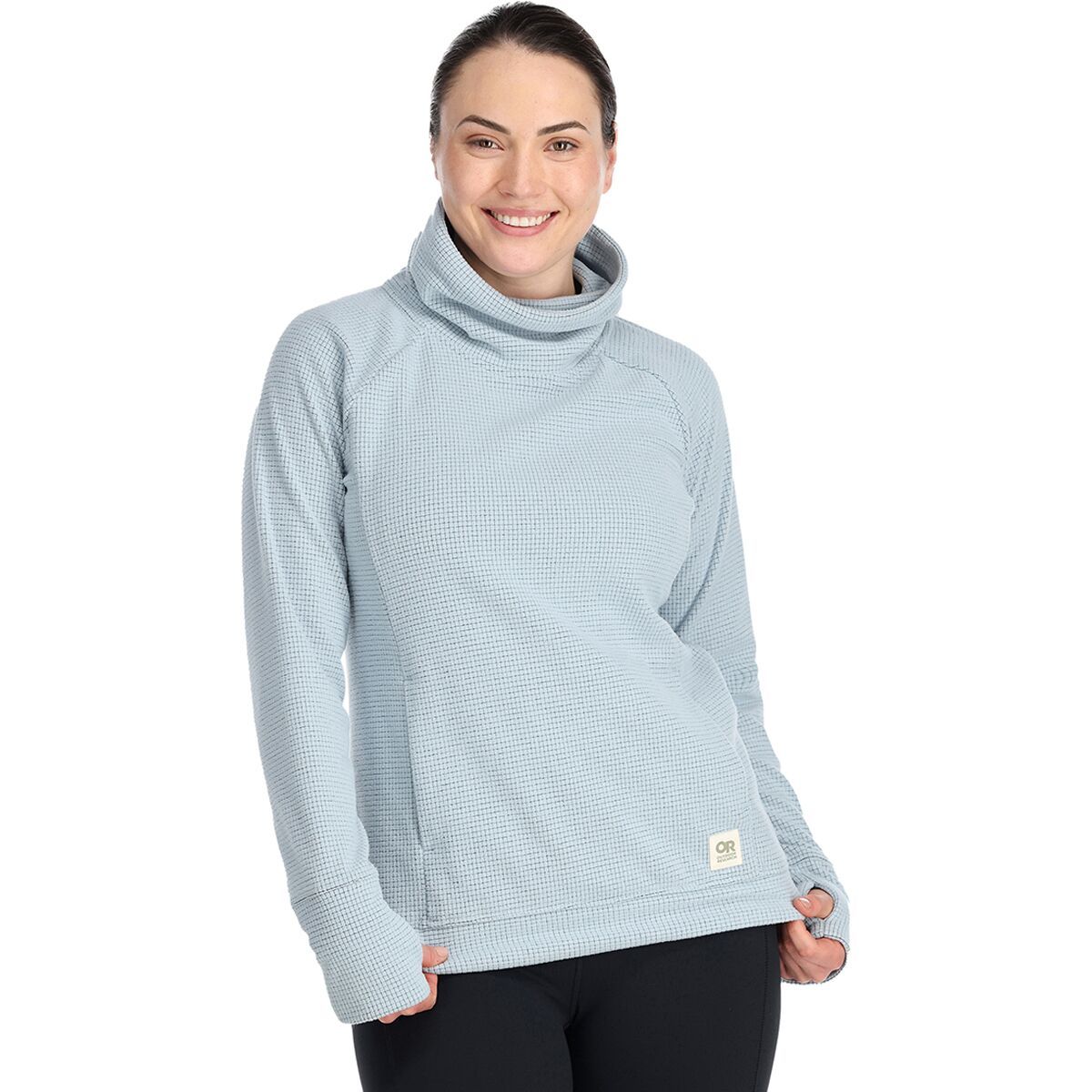Outdoor Research Women's Trail Mix Cowl Pullover Fleece in Sand - Size: XS