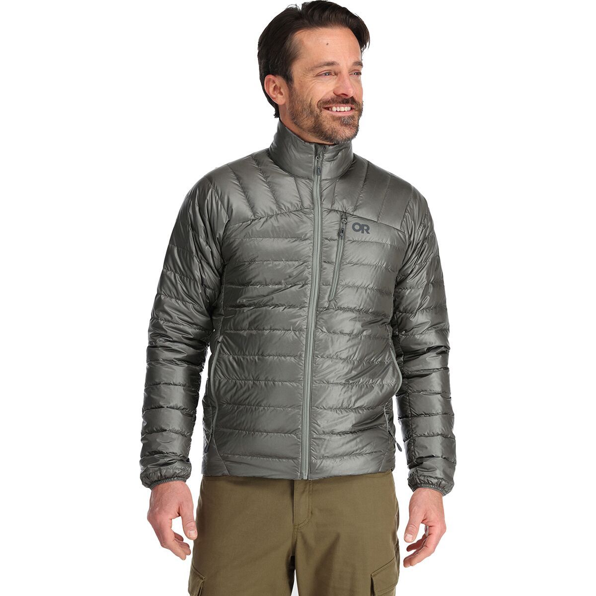 Outdoor Research Men's Helium Down Jacket in Topaz - Size: Large
