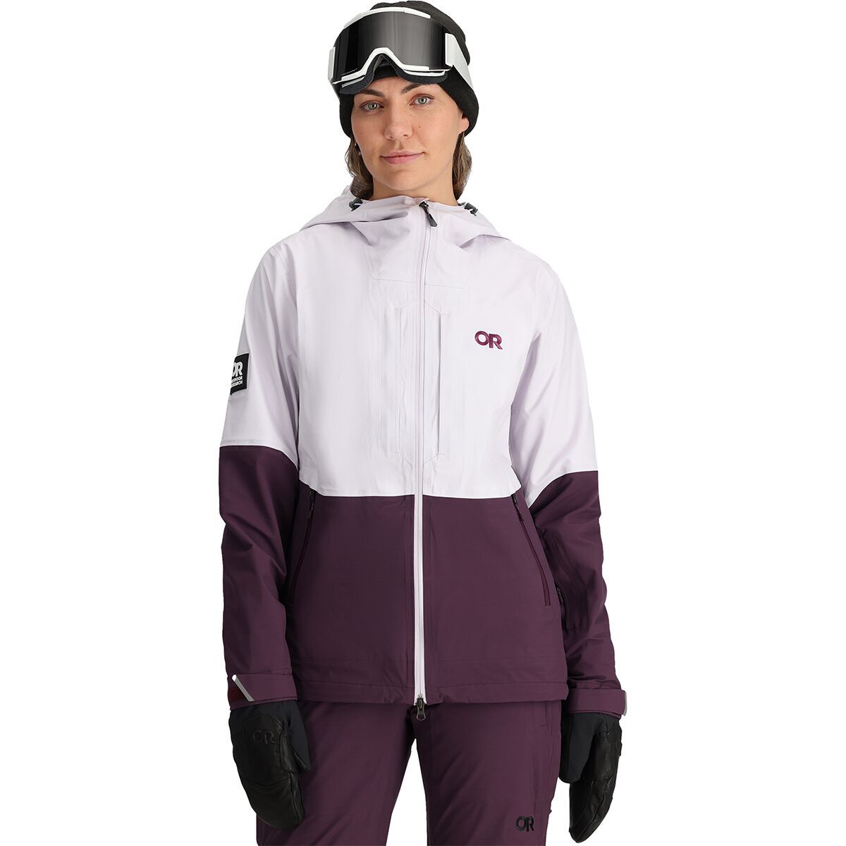 Outdoor Research Women's Carbide Jacket in Stardust / Amethyst - Size: XS