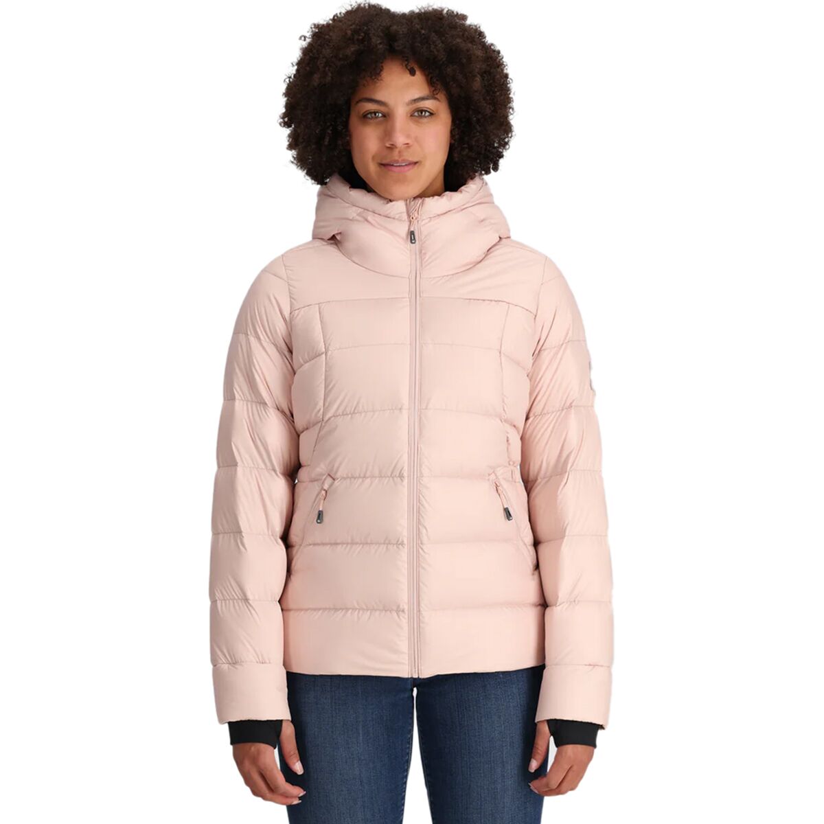 Outdoor Research Women's Coldfront Down Hooded Jacket in Sienna - Size: XL