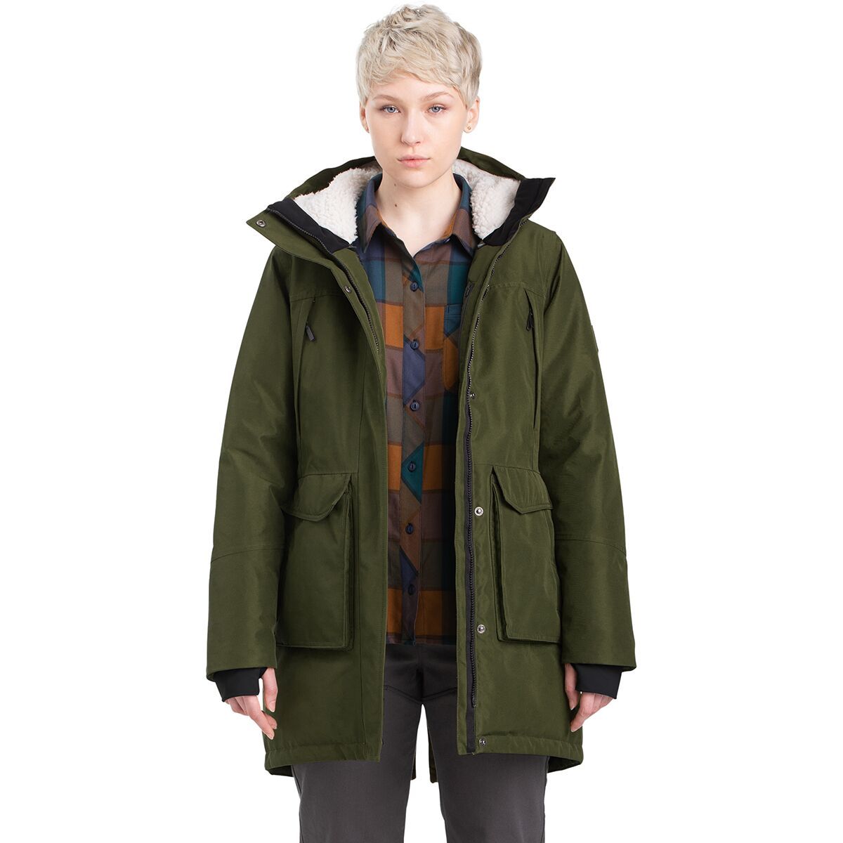 Outdoor Research Women's Stormcraft Down Parka in Balsam - Size: Large