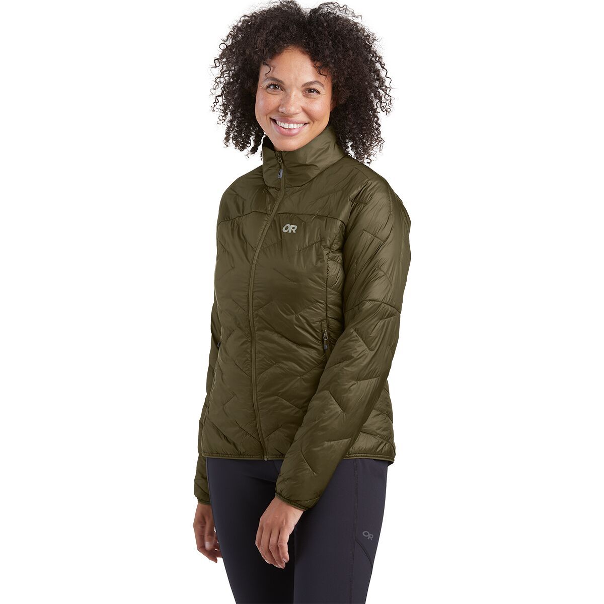 Outdoor Research Women's SuperStrand LT Jacket in Snow - Size: Medium