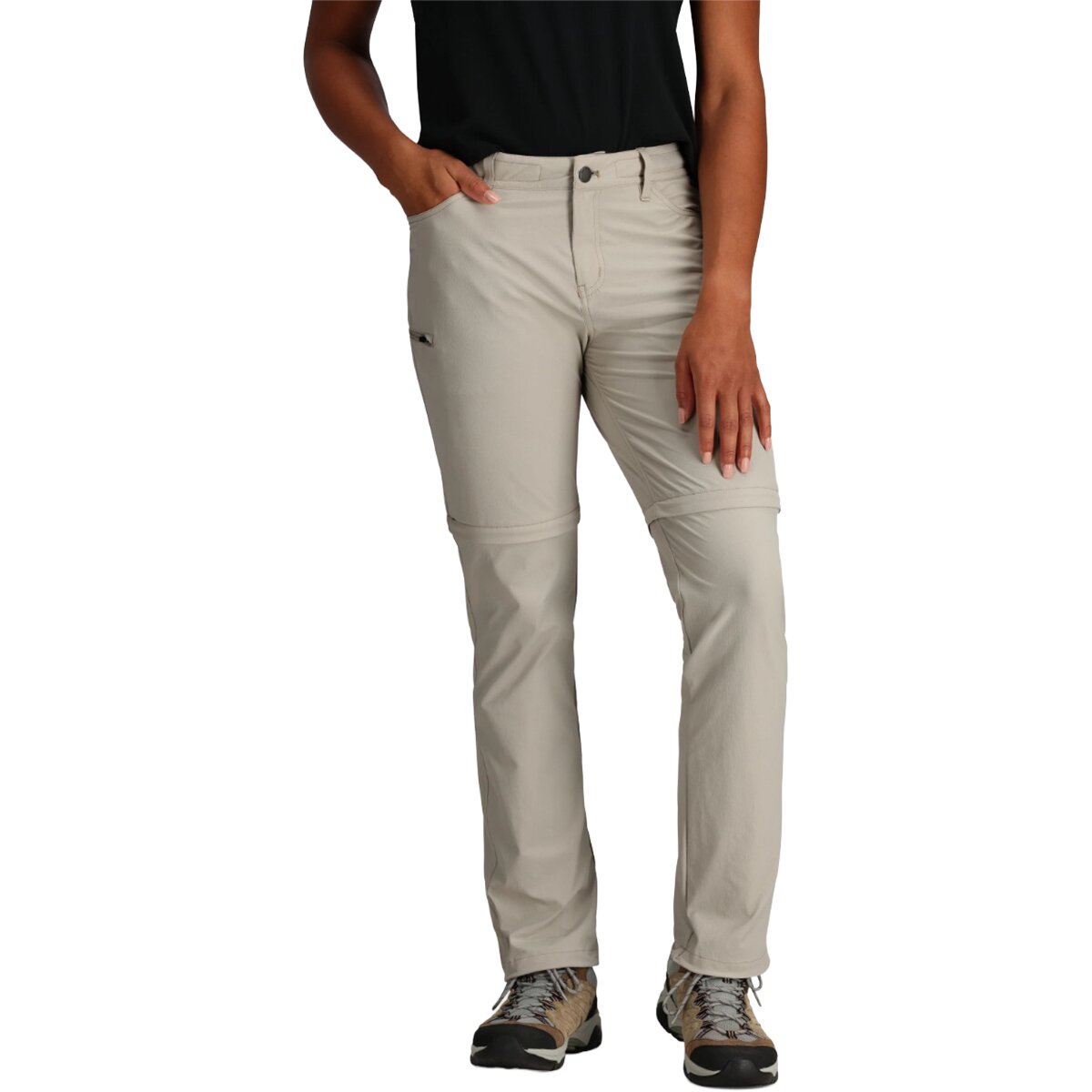 Outdoor Research Women's Ferrosi Convertible Pant in Pewter - Size: 18/Regular