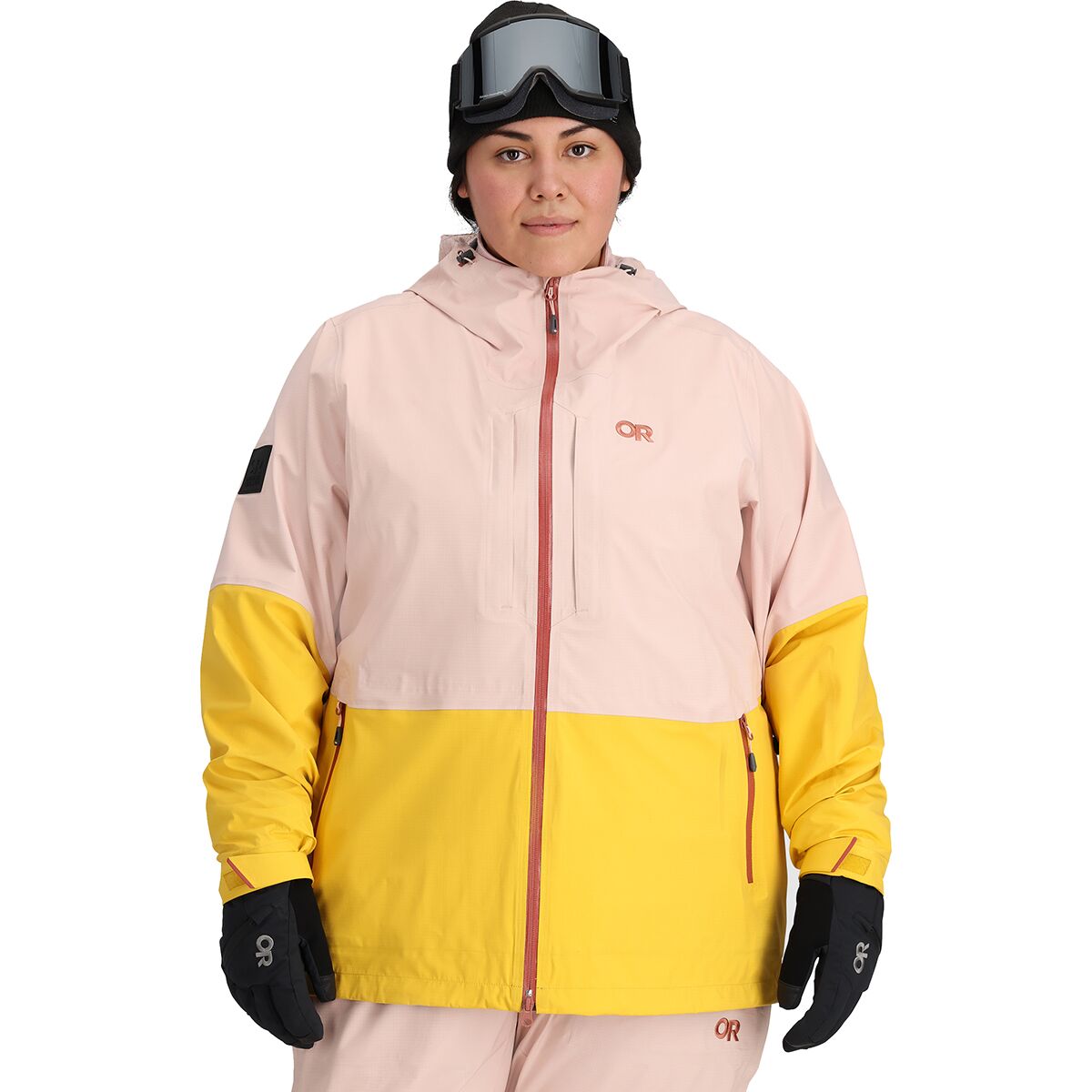 Outdoor Research Women's Carbide Plus Jacket in Sienna / Saffron - Size: 2X