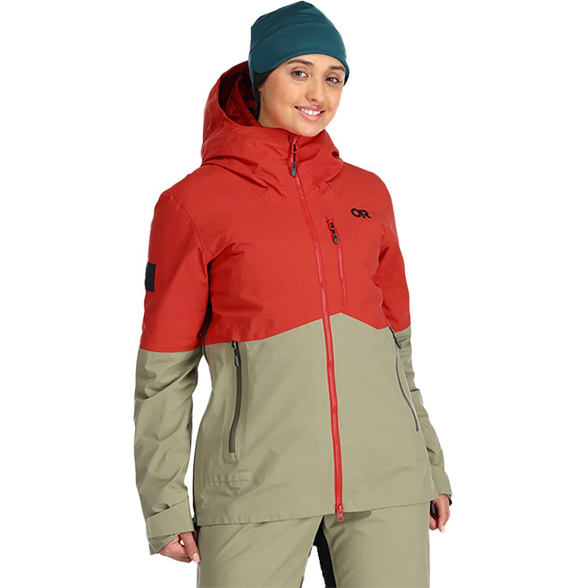 Outdoor Research Women's Hemispheres II Jacket in Black / Snow - Size: Large
