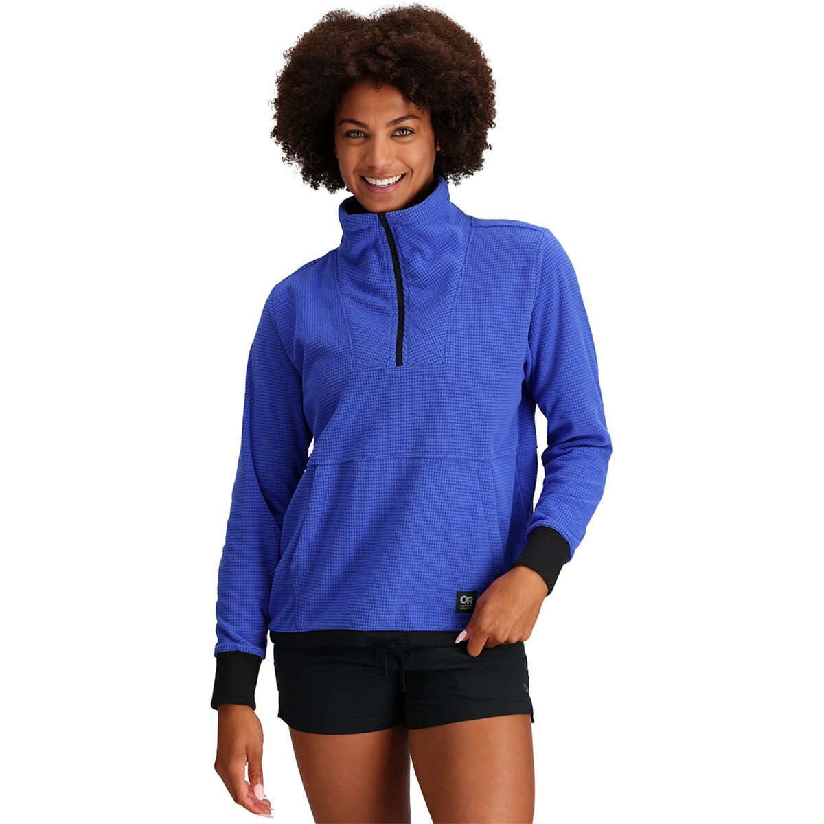 Outdoor Research Women's Trail Mix 1/4-Zip Pullover in Black - Size: Large