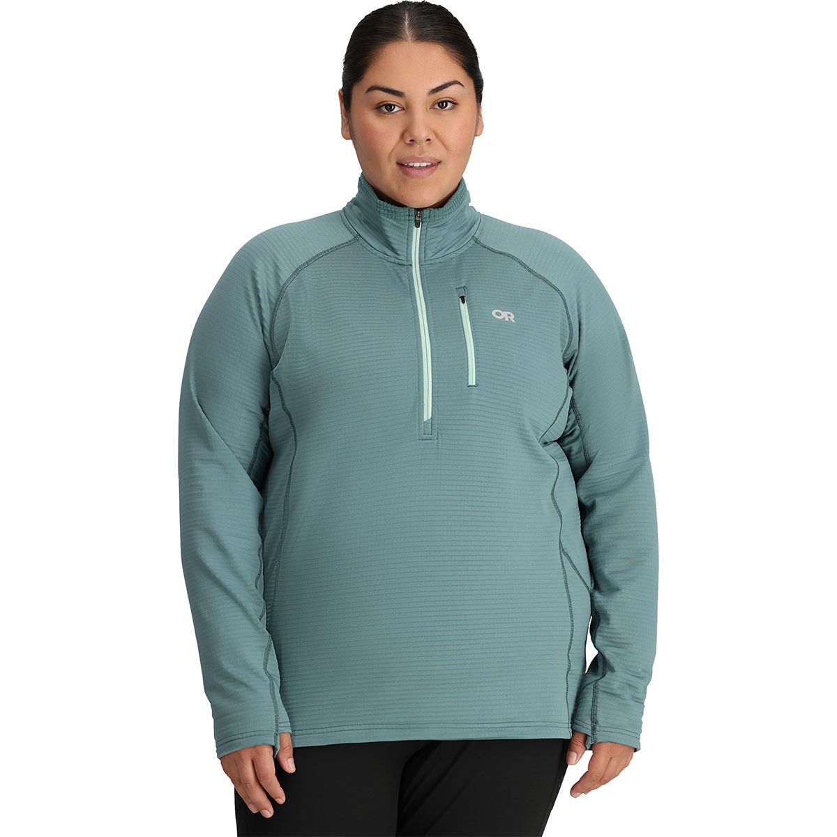 Outdoor Research Outdoor Research Women's Vigor 1/2-Zip Pullover - Plus in Neptune - Size: 2X - $59.37 at SteepandCheap.com