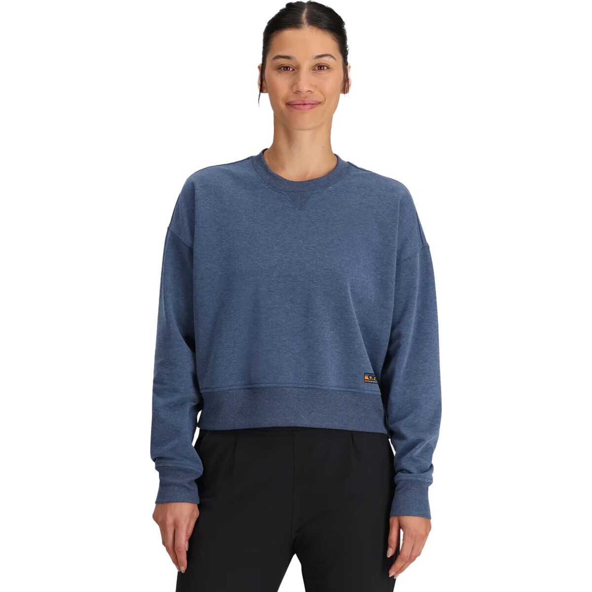 Outdoor Research Women's Essential Fleece Crew Pullover in Margarita - Size: XL