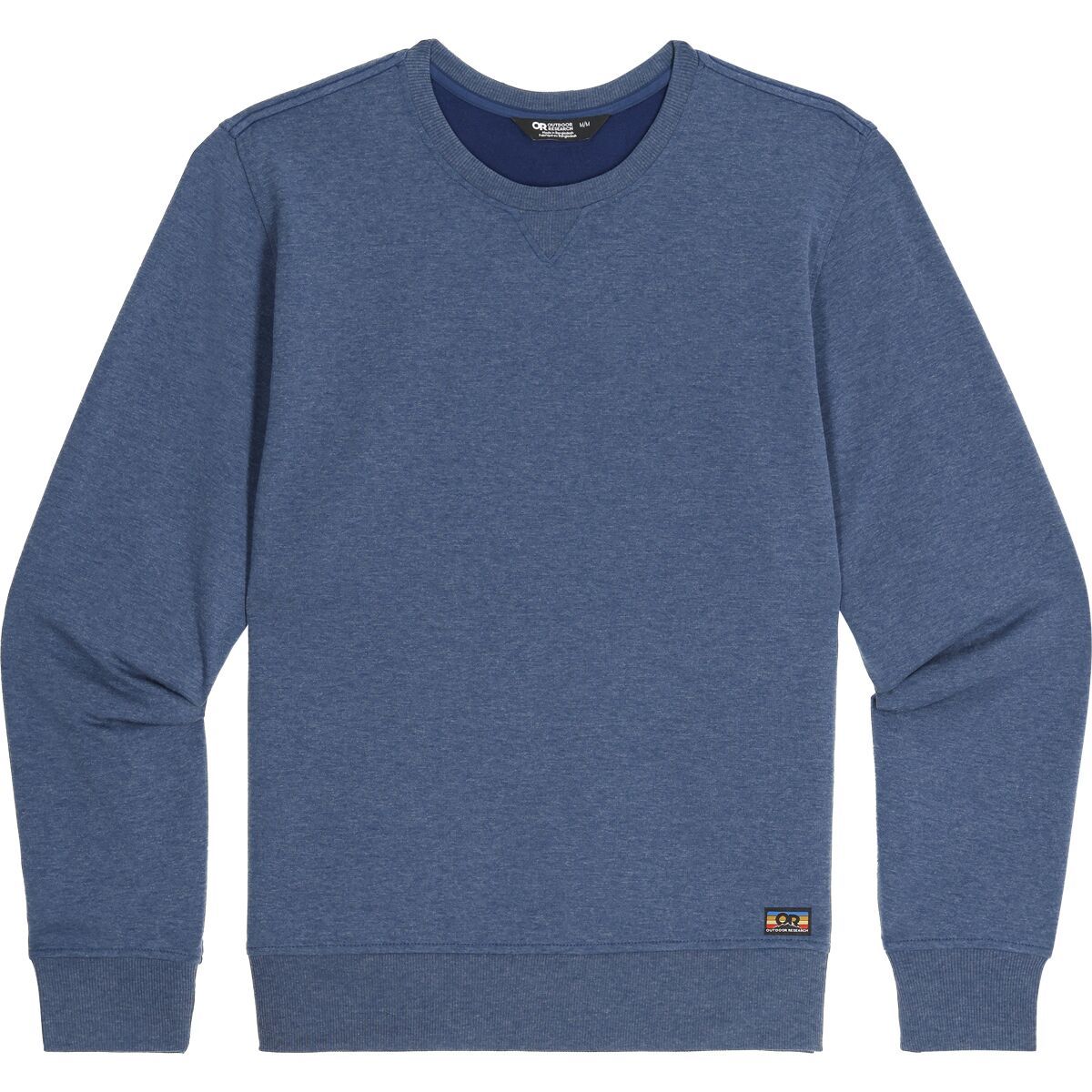 Outdoor Research Men's Essential Fleece Crew in Grey Heather - Size: XL