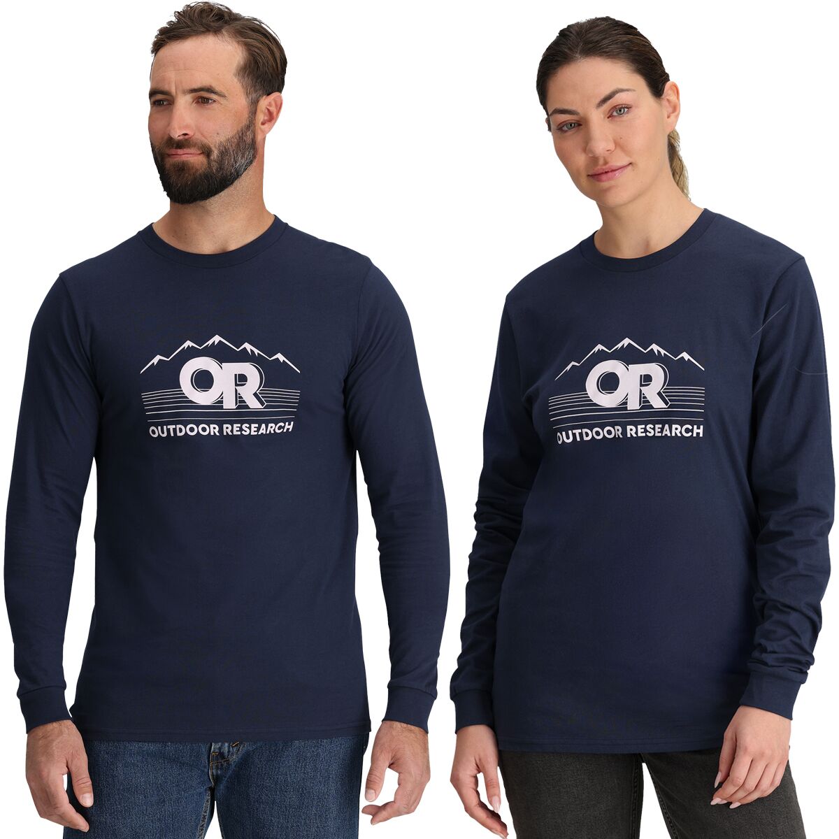 Outdoor Research Outdoor Research Advocate Long-Sleeve T-Shirt in Dark Navy - Size: Small - $24.48 at Steep and Cheap