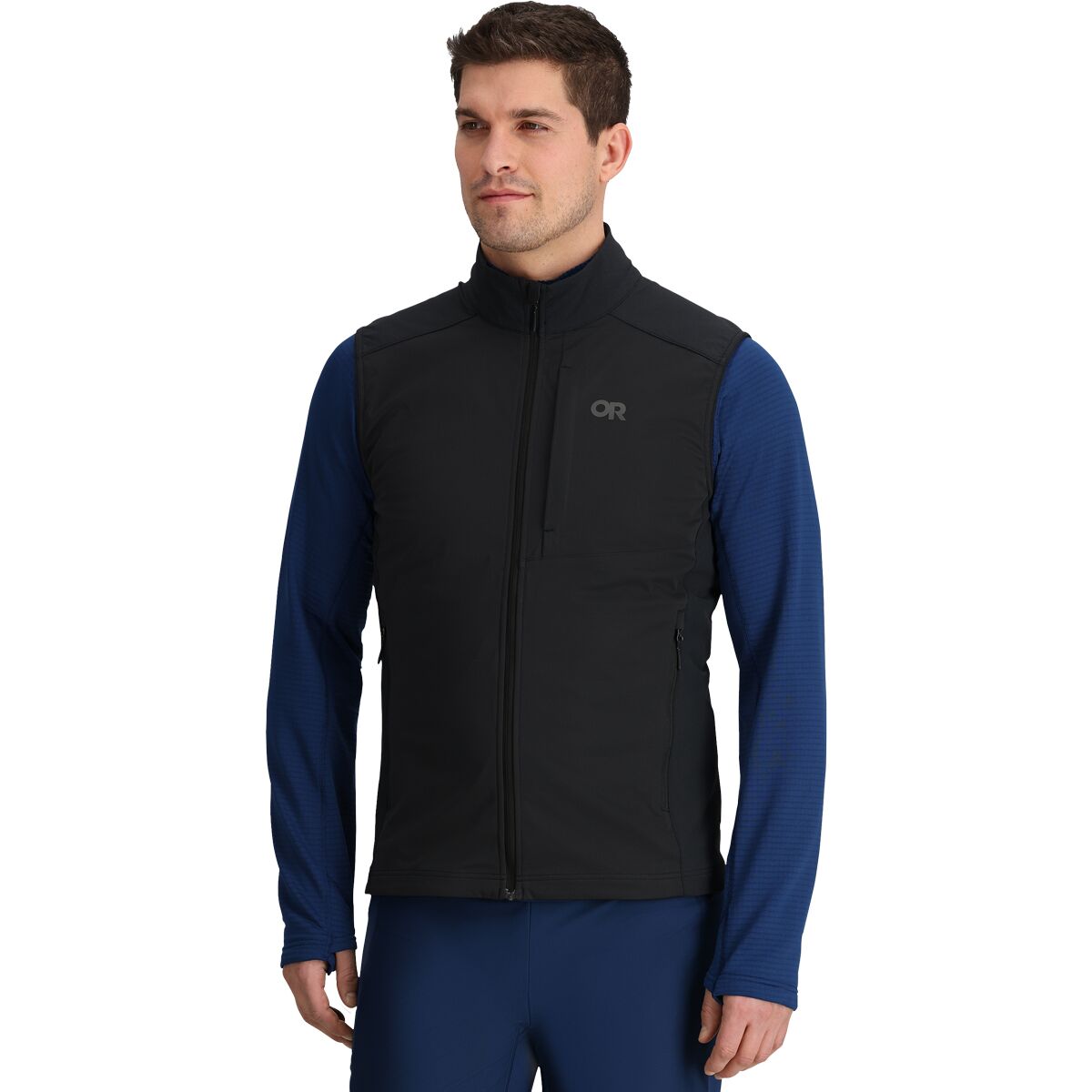 Outdoor Research Men's Deviator Wind Vest in Black - Size: Small