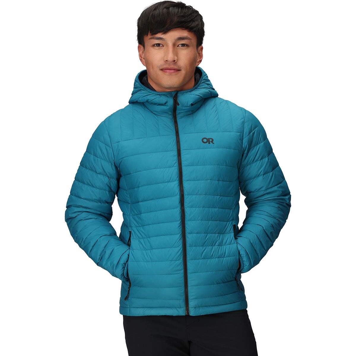 Outdoor Research Outdoor Research Men's Transcendent Down Hoodie in Aurora - Size: XL - $181.32 at Steep and Cheap