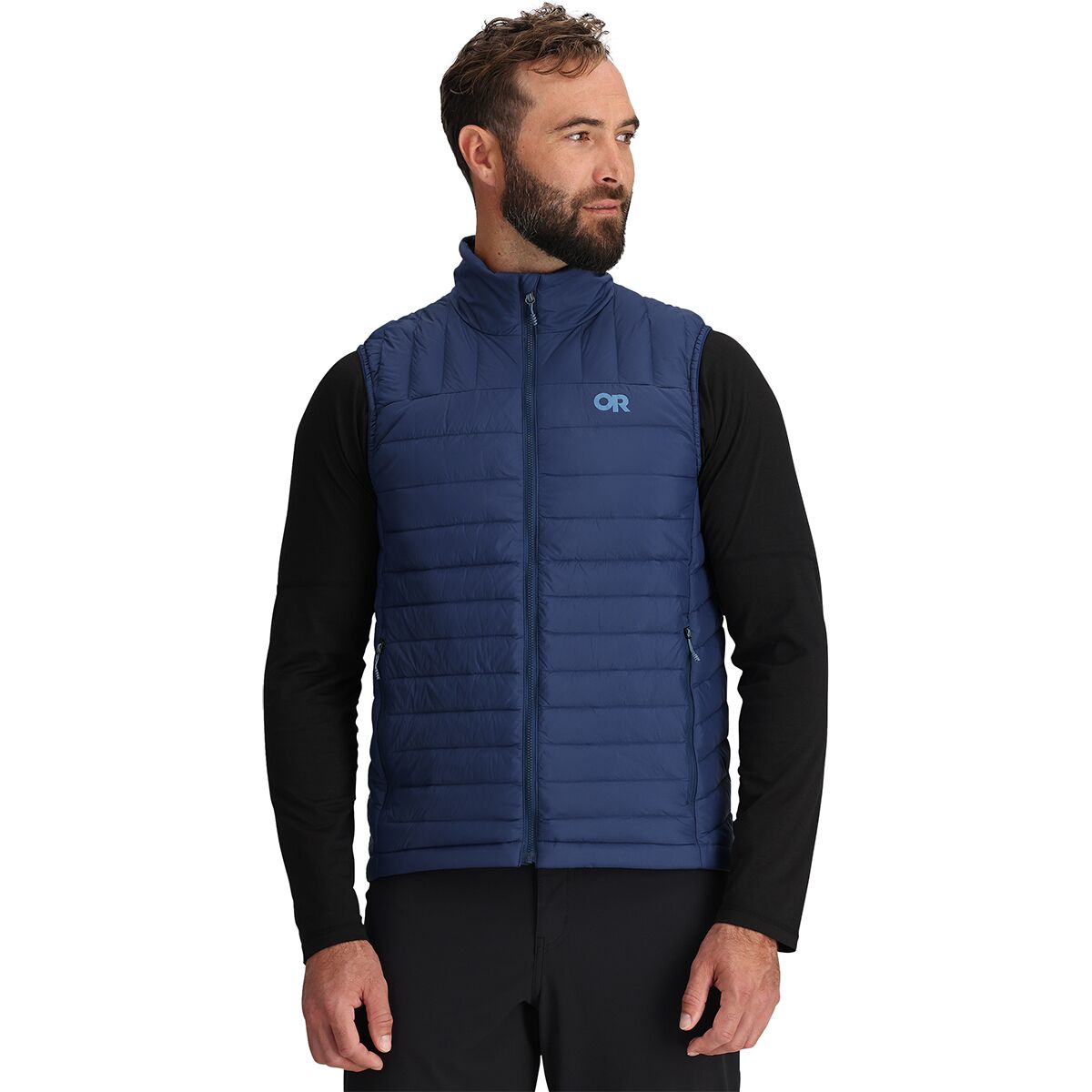 Outdoor Research Men's Transcendent Down Vest in Cenote - Size: Small