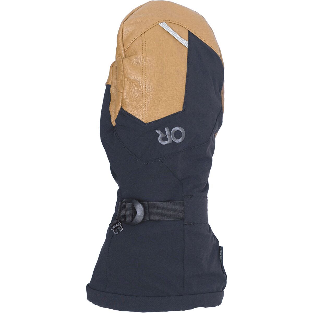 Outdoor Research Arete Modular GORE-TEX Mitten in Black / Dark Natural - Size: XS