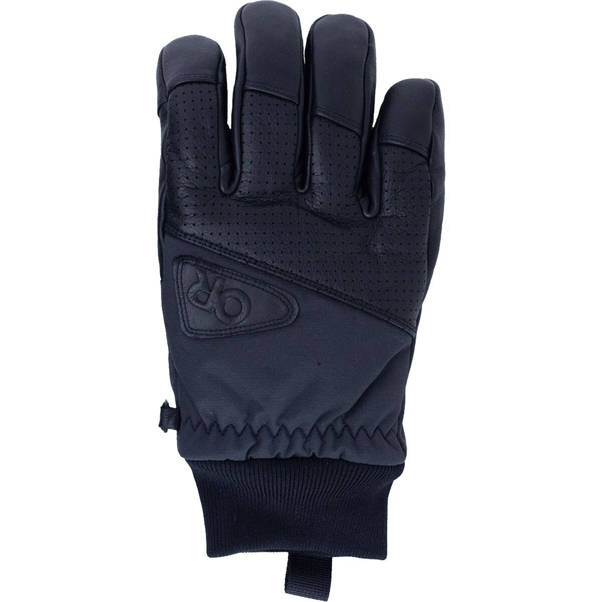 Outdoor Research Snowcrew Leather Glove in Dark Natural / Black - Size: Small