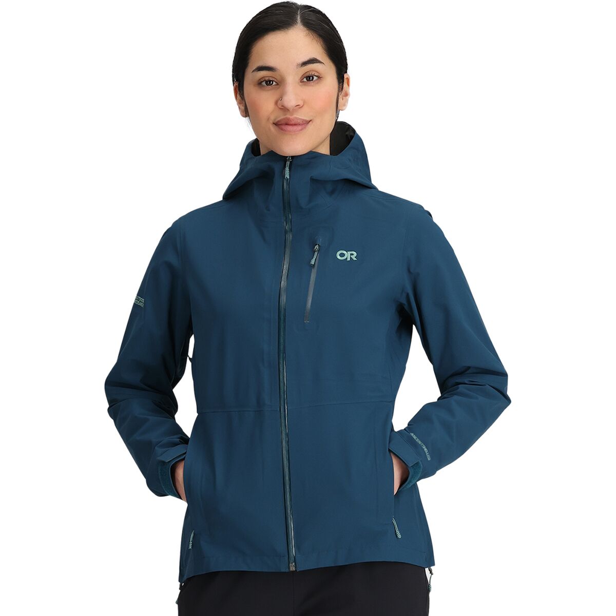 Outdoor Research Women's Aspire 3L Jacket in Harbor - Size: XXS
