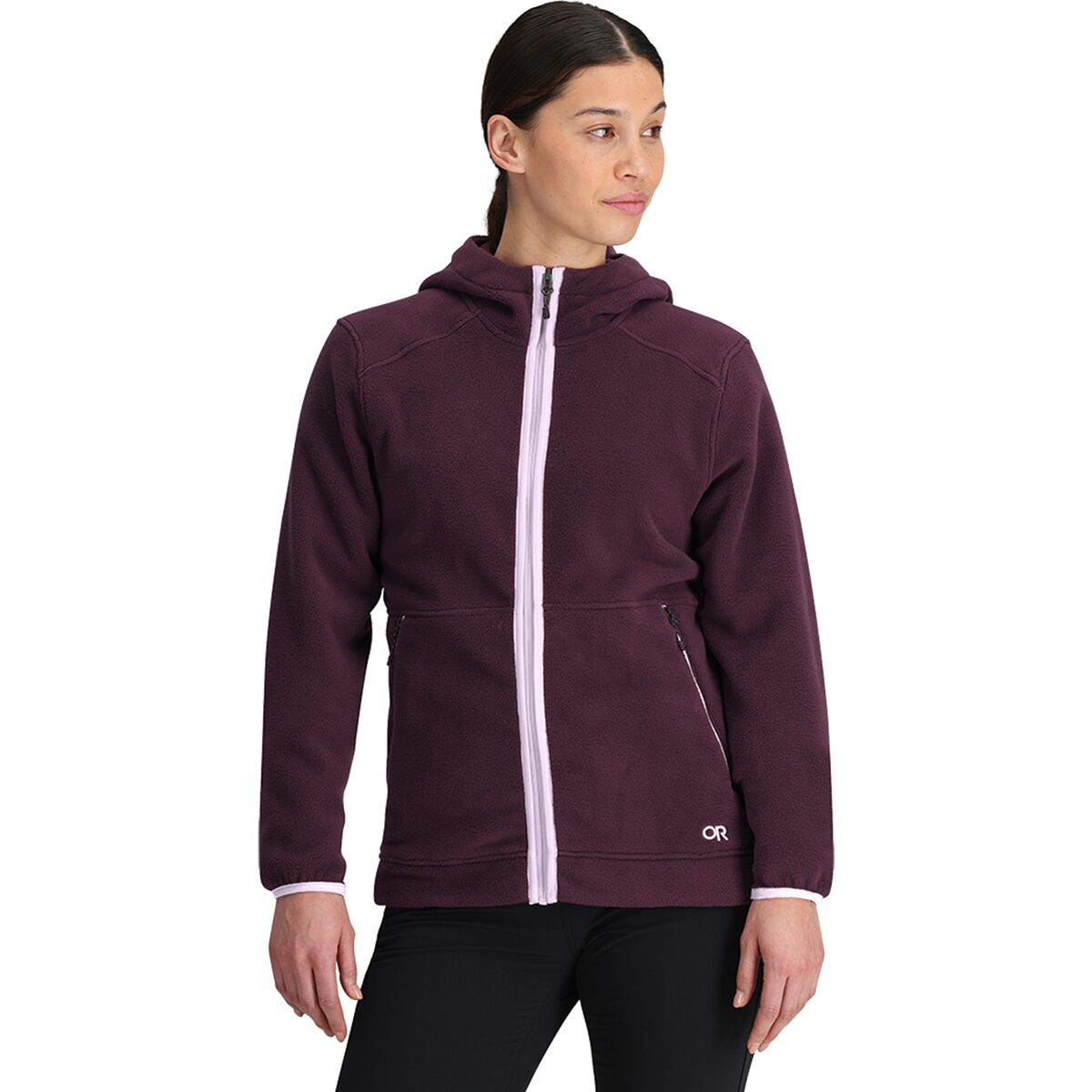 Outdoor Research Outdoor Research Women's Polartec 200 Hoodie in Amethyst - Size: XS - $62.53 at Steep and Cheap