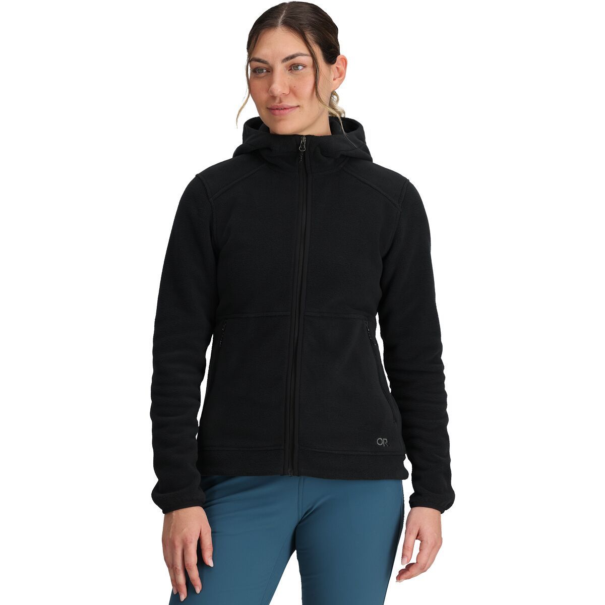 Outdoor Research Women's Polartec 200 Hoodie in Black - Size: Large