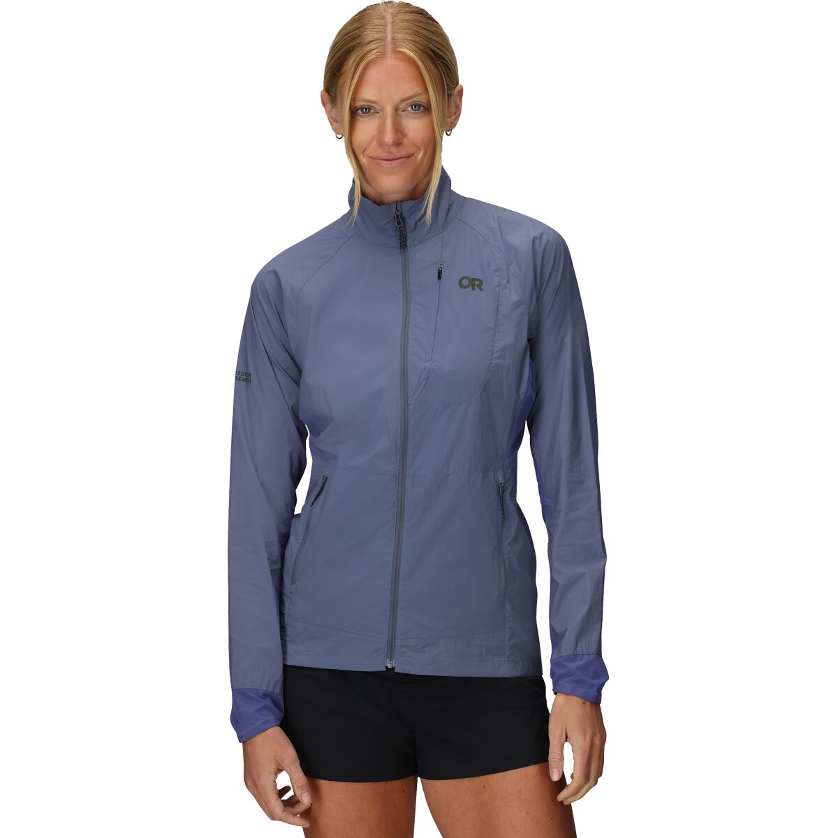 Outdoor Research Outdoor Research Women's Deviator Wind Jacket in Summit / Galactic - Size: Small - $86.97 at Steep and Cheap