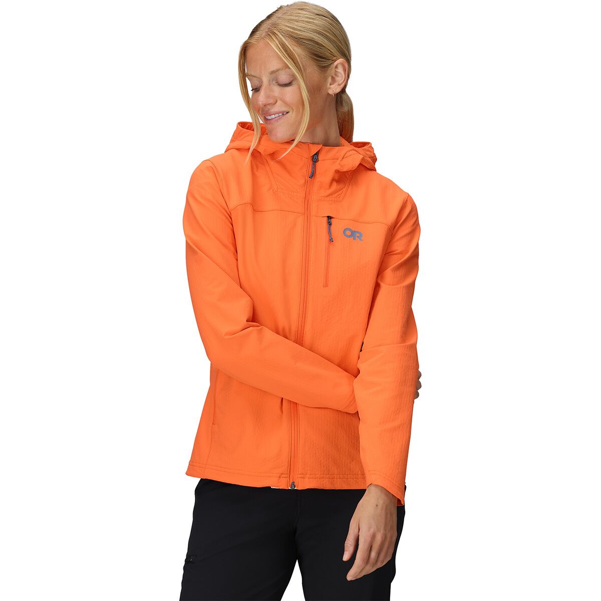Outdoor Research Outdoor Research Women's Ultima Softshell Hooded Jacket in Zest - Size: Small - $129.32 at Steep and Cheap
