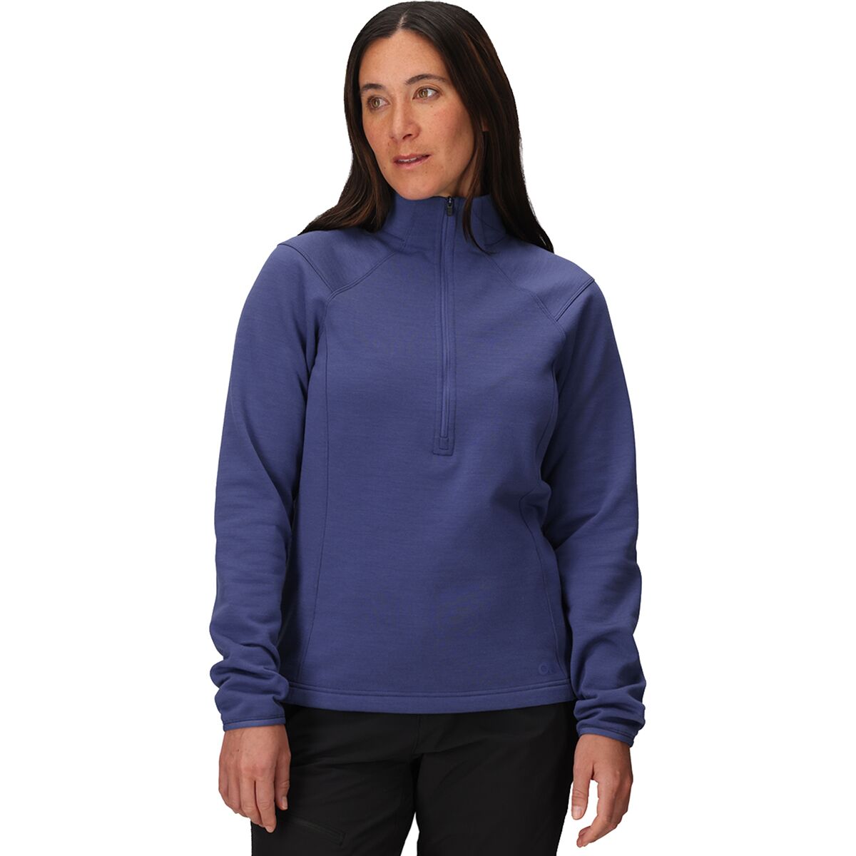 Outdoor Research Women's Crescent Fleece 1/2-Zip Pullover in Galactic - Size: Large