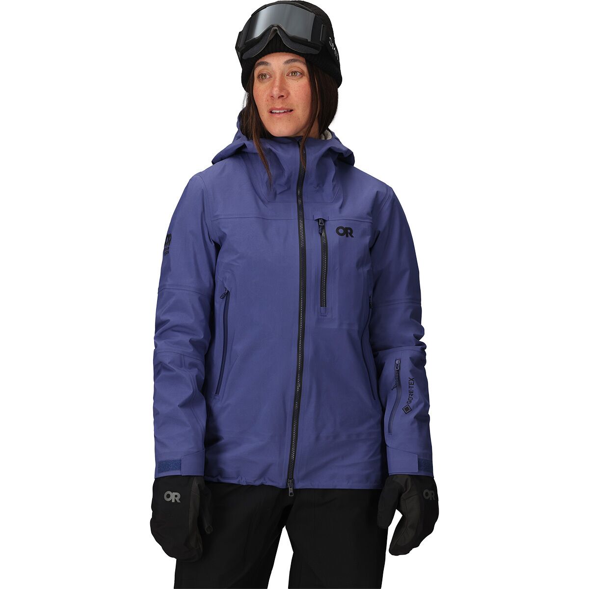 Outdoor Research Women's Hemispheres Team GOR-TEX 3L Jacket in Galactic - Size: XS