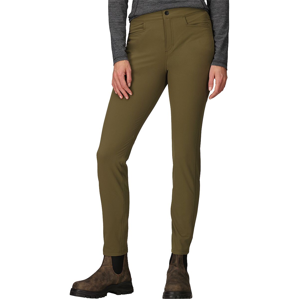 Outdoor Research Women's Timberline Fleece Lined Pant in Dark Olive - Size: 12/Regular