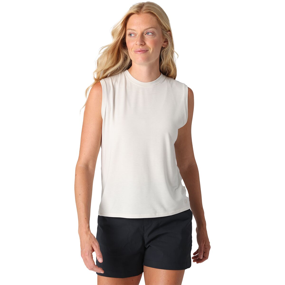 Outdoor Research Women's Eclipse Sun Tank Top in Oyster - Size: XS
