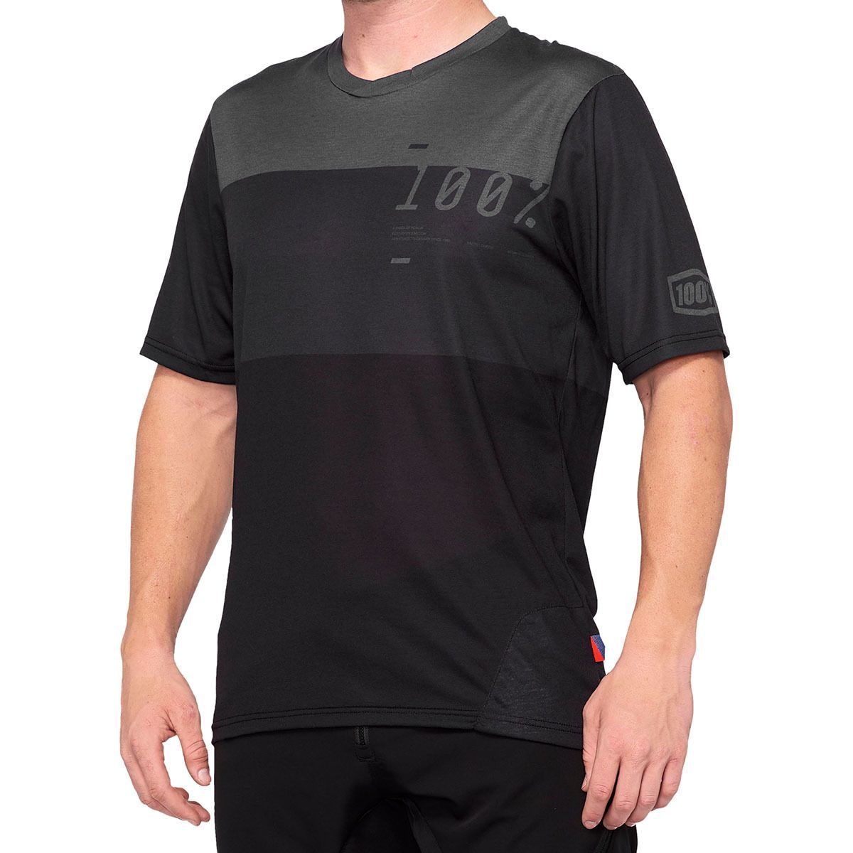 100% Men's Airmatic Jersey in Caramel / Black - Size: Large