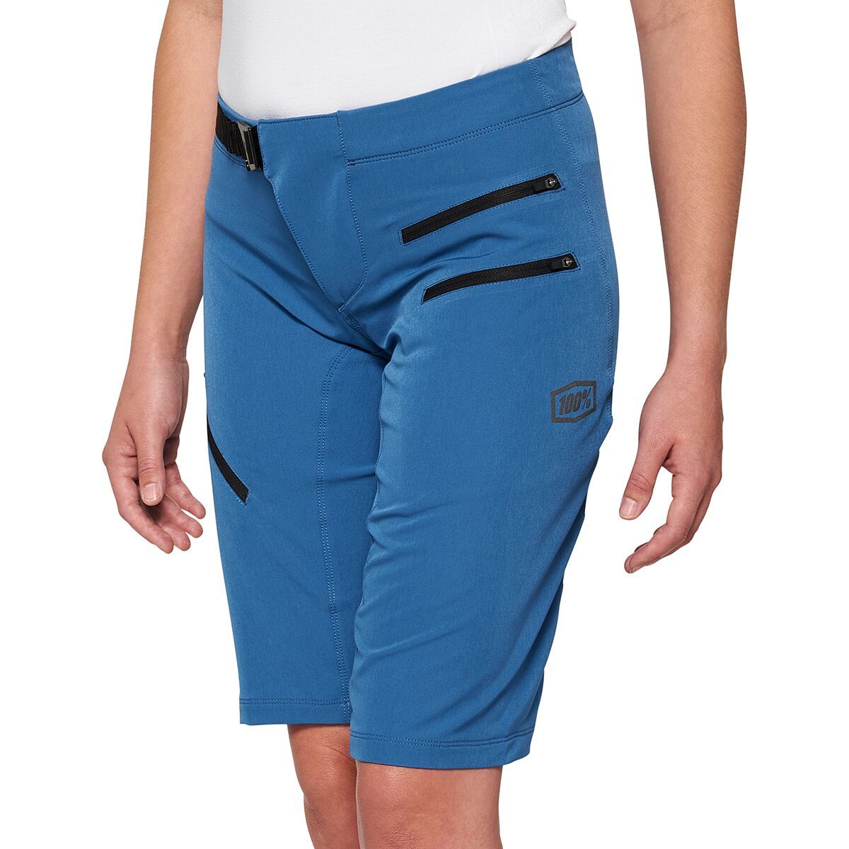 100% Women's Airmatic Short in Slate Blue - Size: Small