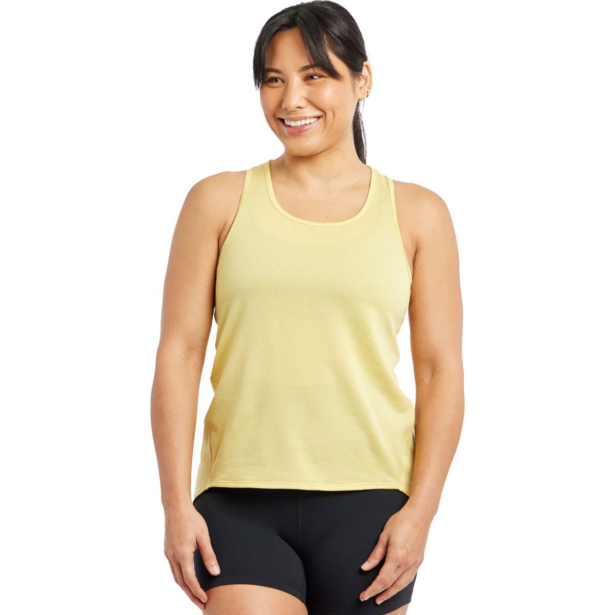 Oiselle Women's Flyout Racerback Tank Top in Saffron - Size: 4