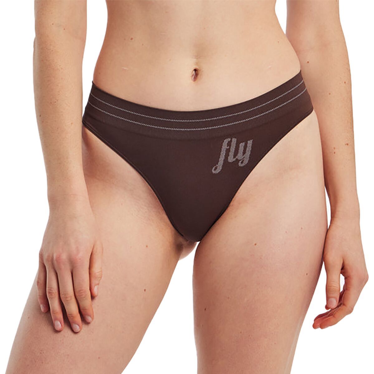 Oiselle Women's Flyte Thong in Black - Size: Small