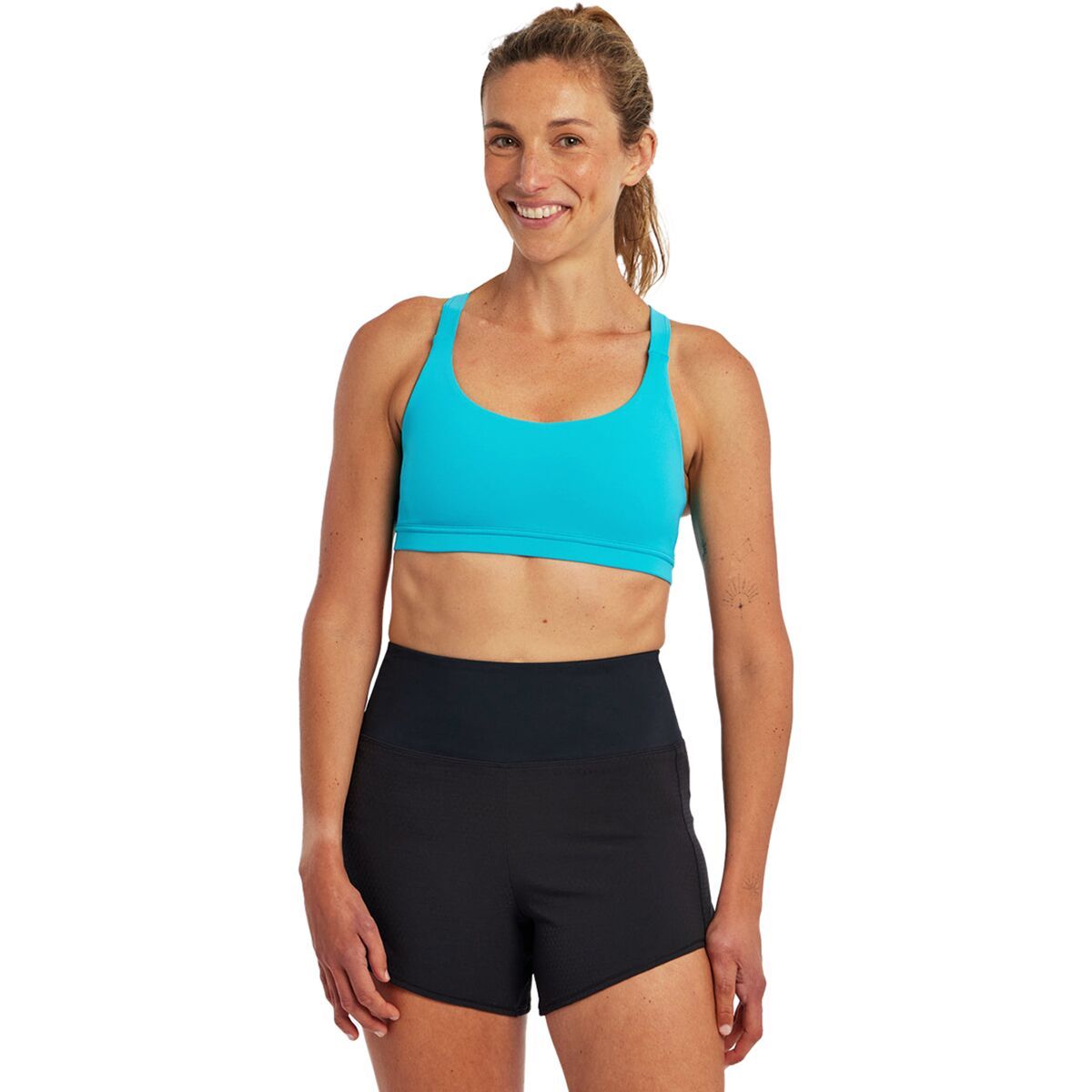 Oiselle Women's Hi Twenty Bra in Robin - Size: 10