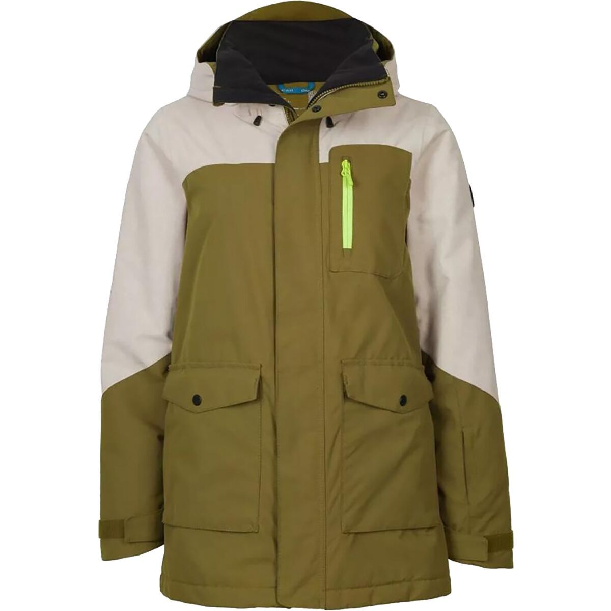 O'Neill Women's Utility Jacket in Plantation Colour Block - Size: Small