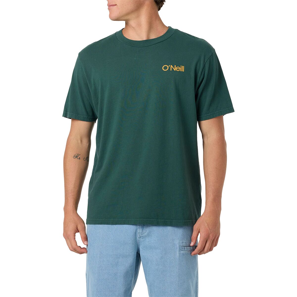 O'Neill O'Neill Men's OG Curl Short-Sleeve Vintage T-Shirt in Dark Forest - Size: XL - $24.67 at Steep and Cheap