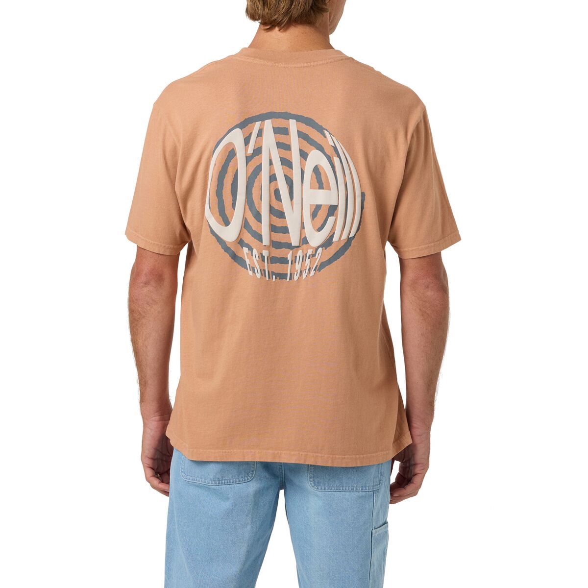 O'Neill O'Neill Men's OG Fish Eye Short-Sleeve Vintage T-Shirt in Clay - Size: Small - $24.67 at Steep and Cheap