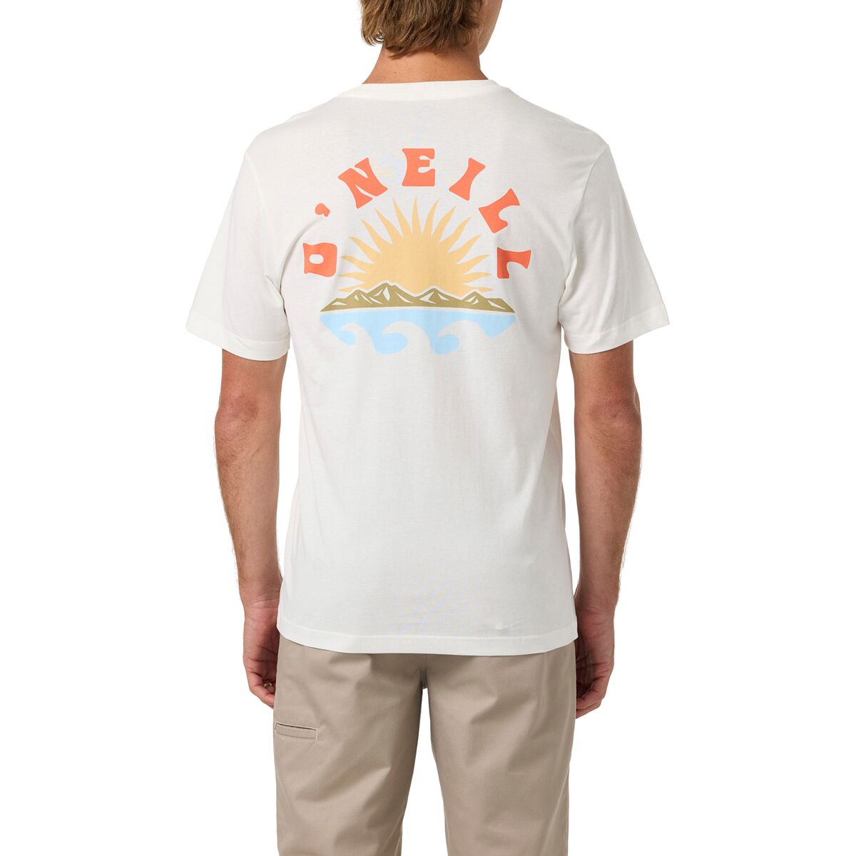 O'Neill O'Neill Men's Solar Scenic Short-Sleeve Classic T-Shirt in Tofu - Size: XXL - $19.47 at Steep and Cheap