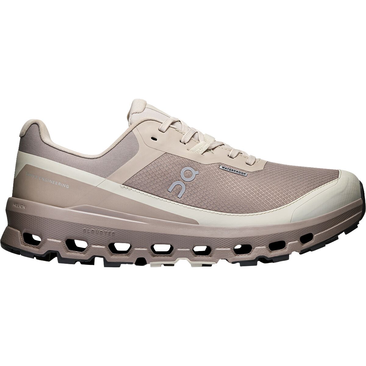 On Running Women's Cloudvista 2 Waterproof Trail Running Shoe in Fog / Cinder - Size: