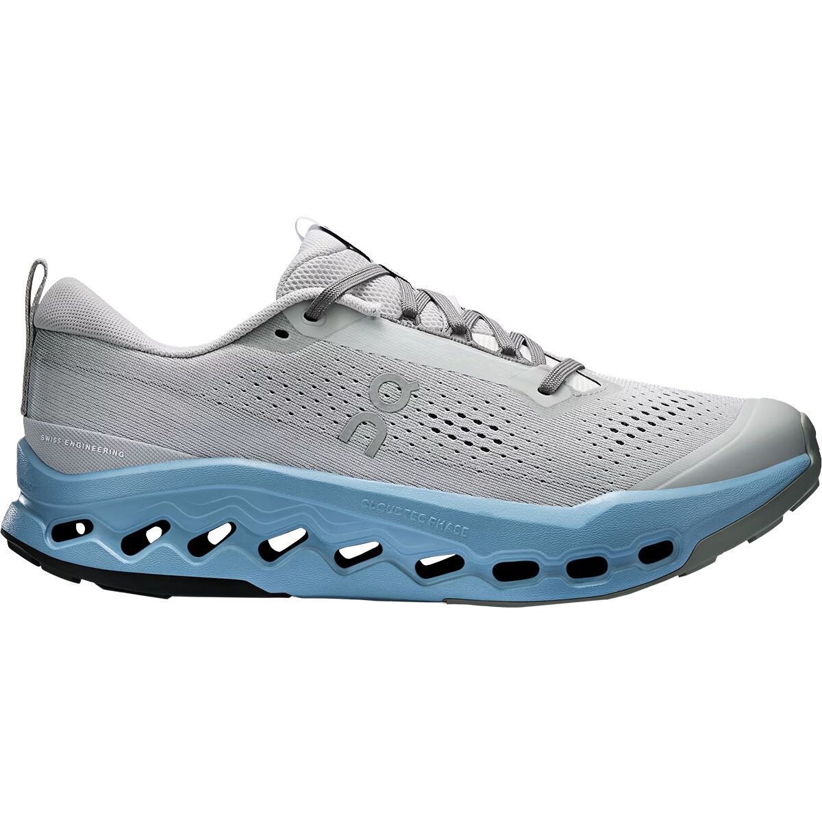 On Running Men's Cloudsurfer Trail 2 Running Shoe in Rock / Niagara - Size: